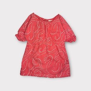 Peek Heart Trail Pattern Dress